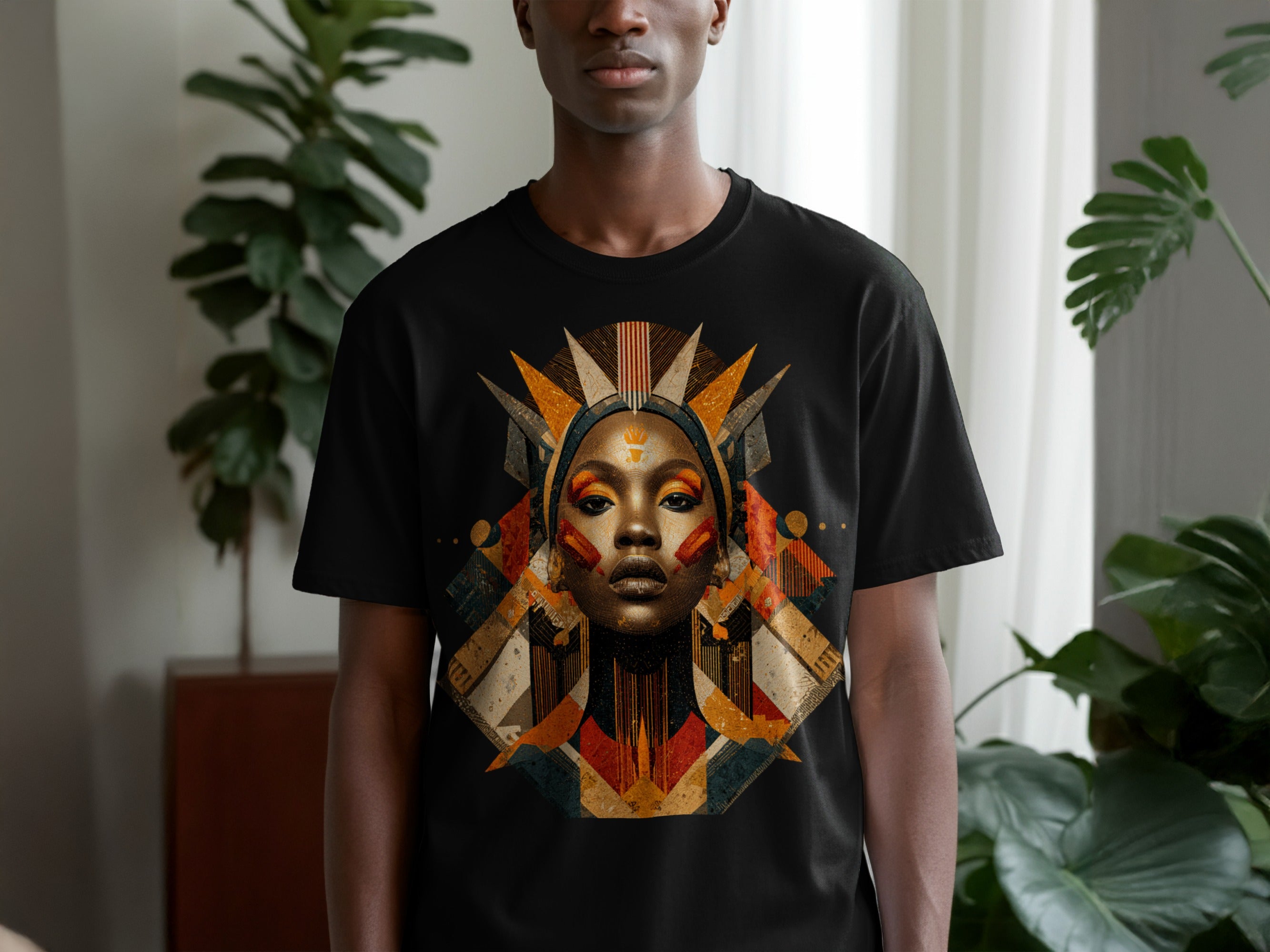 Abstract Art Shirt with Unique Artistic Design