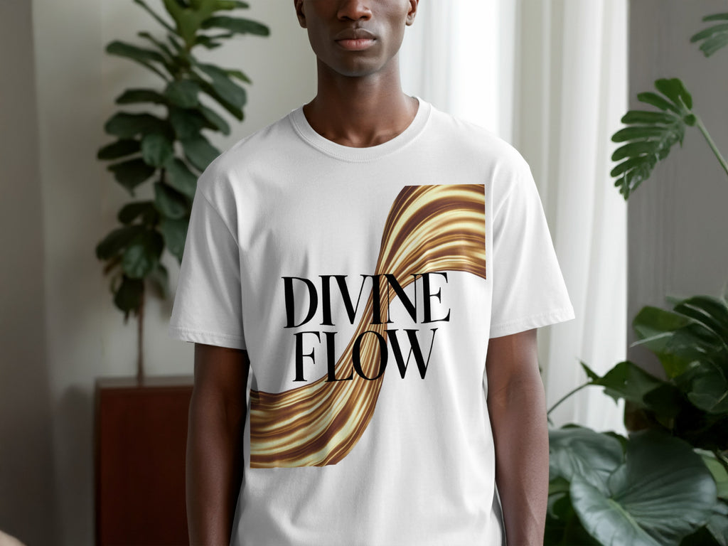 Divine Flow Graphic Print T-Shirt