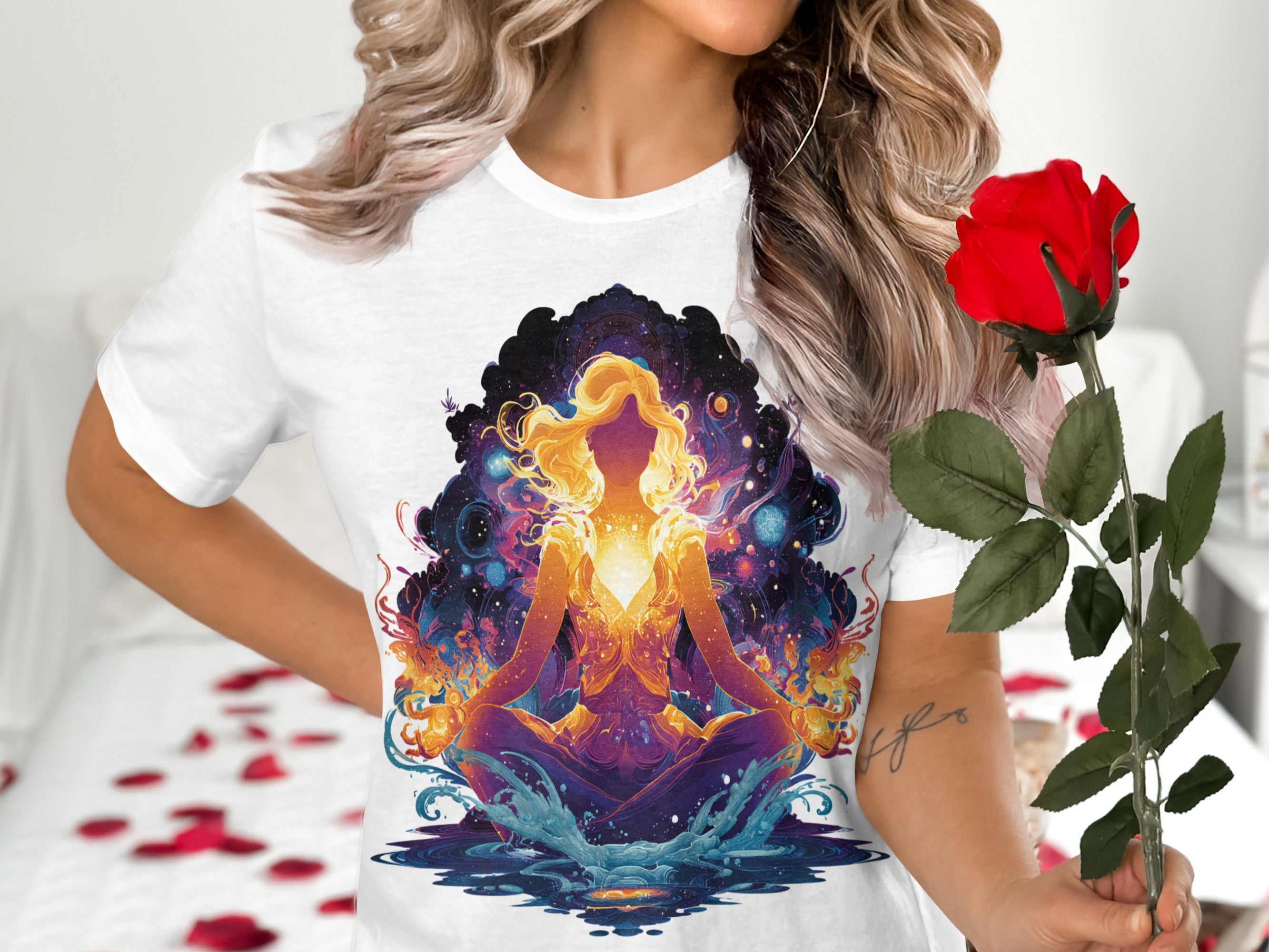 Fantasy Artwork Light Meditation T-Shirt