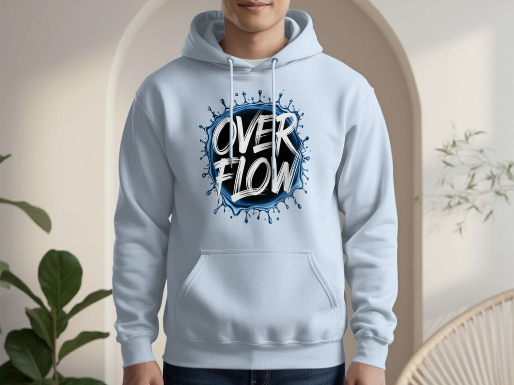 Overflow Graphic Hoodie Men Streetwear Design