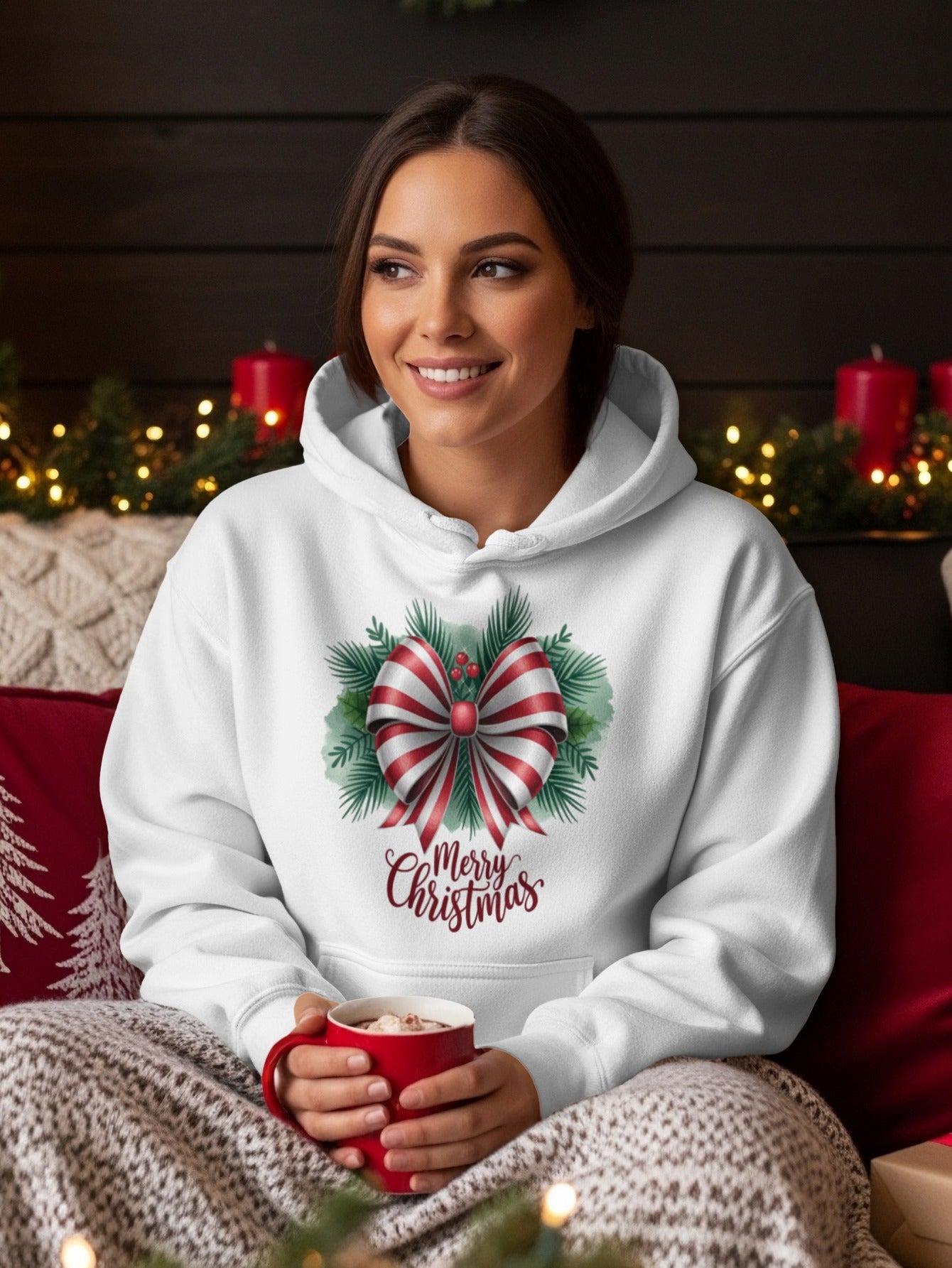 Cozy Holiday Cheer with Festive Merry Christmas Hoodie