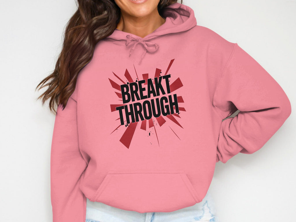 Breakthrough Graphic Hoodie for Fashionable Look