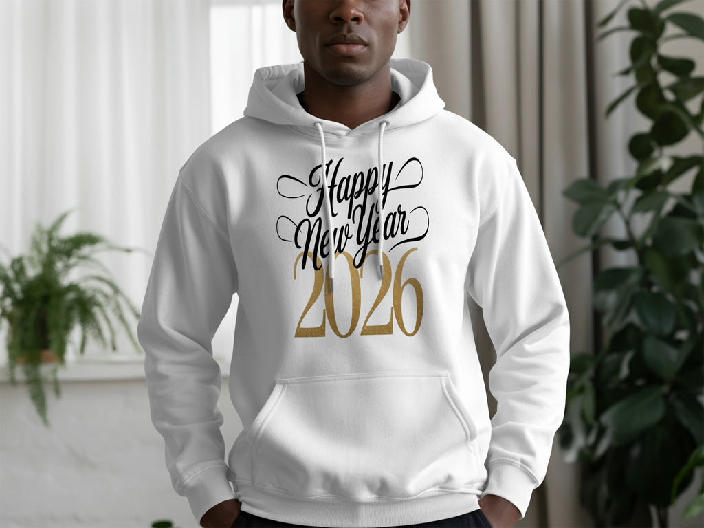 Happy New Year 2026 Hoodie Celebratory Apparel