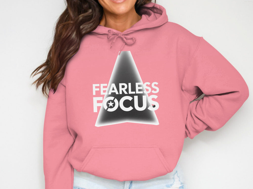 Fearless Focus Hoodie with Bold Graphic Design