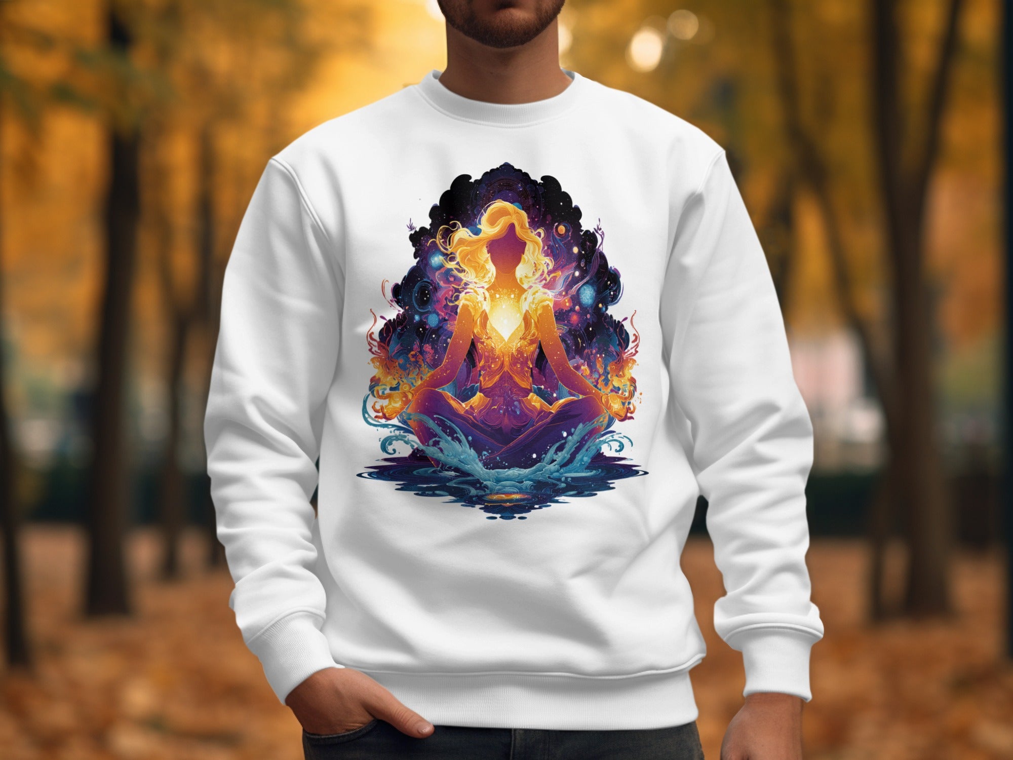 Mystical Meditation Artwork Sweatshirt
