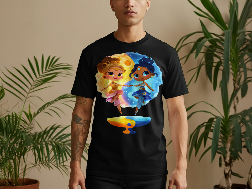 Zodiac Inspired Animated Characters T-shirt