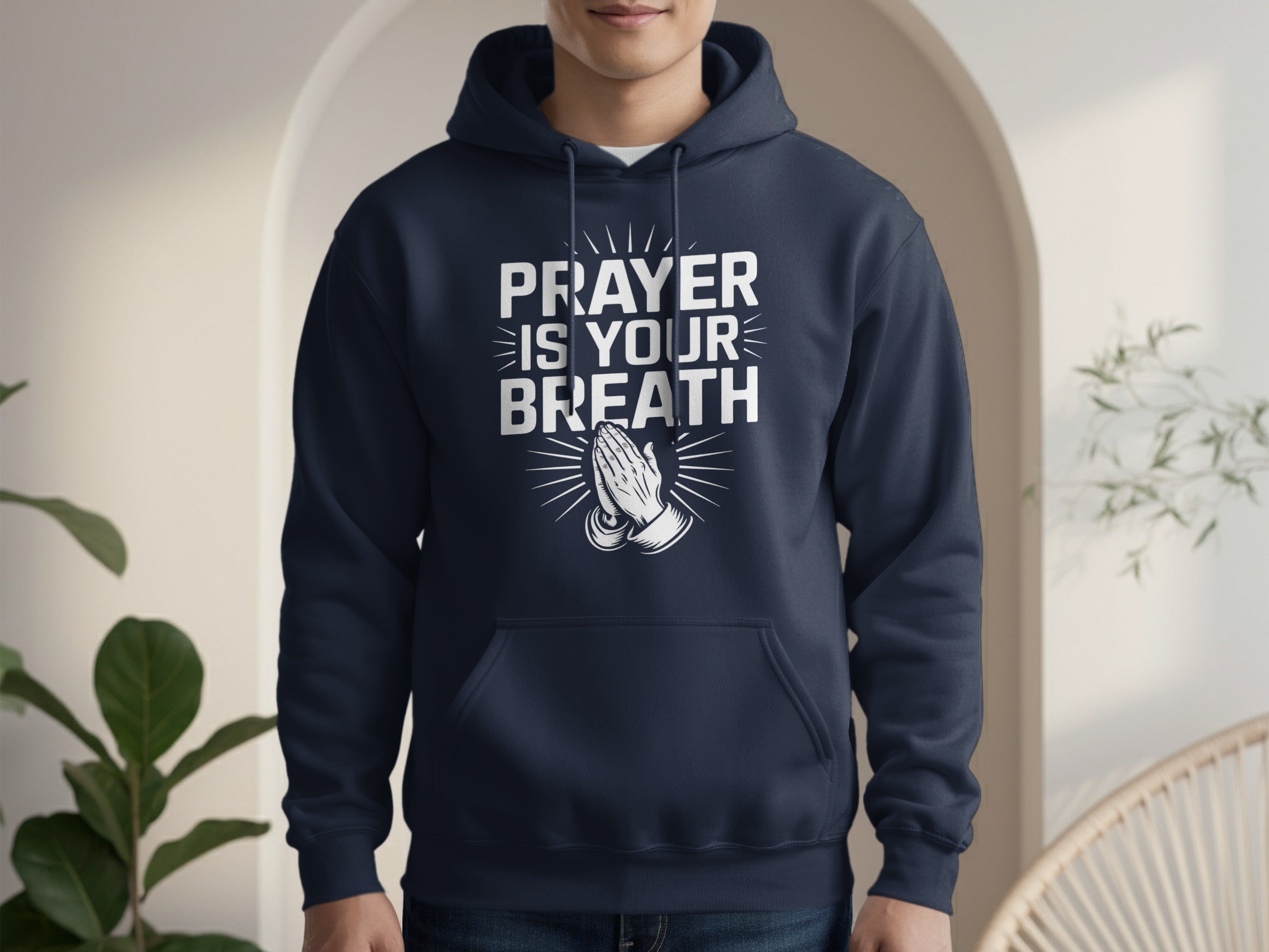 Prayer is Your Breath Hoodie with Unique Design
