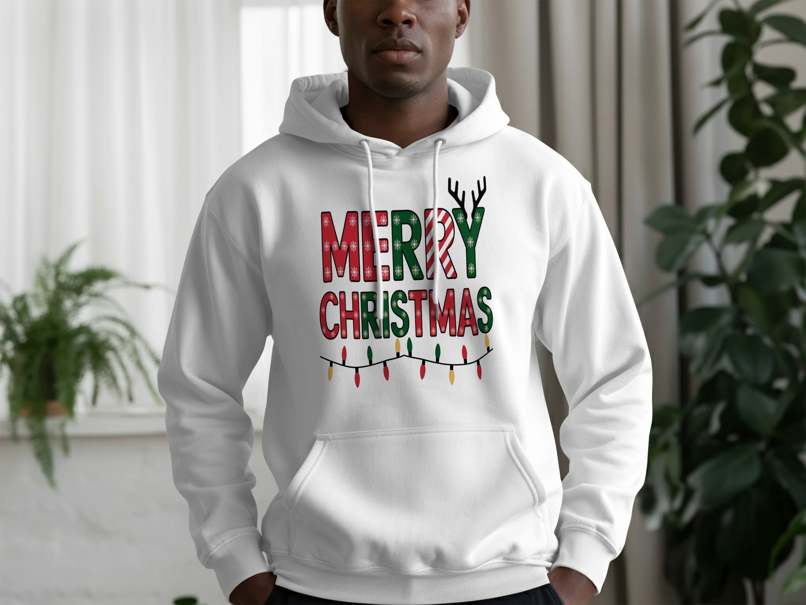 Merry Christmas Hoodie with Festive Design