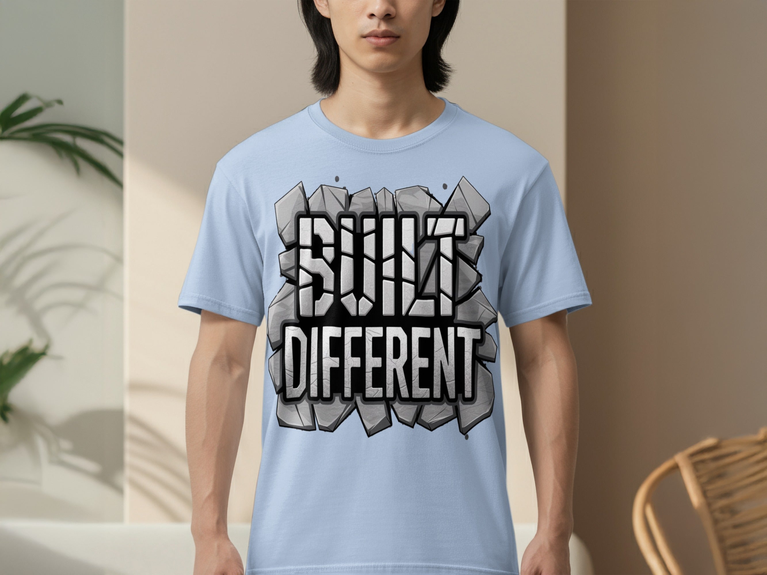 Built Different Graphic Design Shirt Fashion Apparel