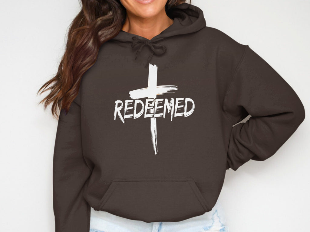 Redeemed Hoodie with Stylish Cross Design