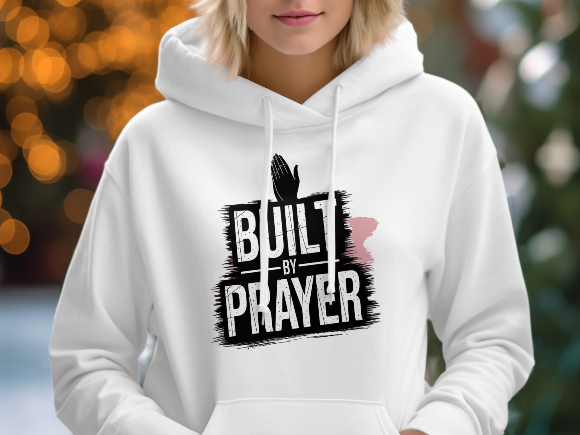 Built by Prayer Graphic Hoodie for Faithful Style
