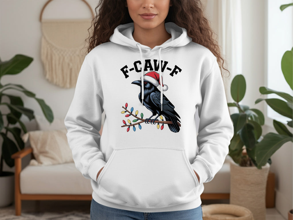 Festive Bird Design Hoodie Perfect for Winter Wear