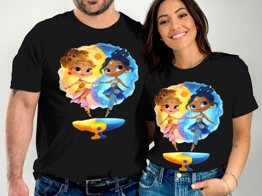 Matching Sun and Moon Couple T-Shirt Set