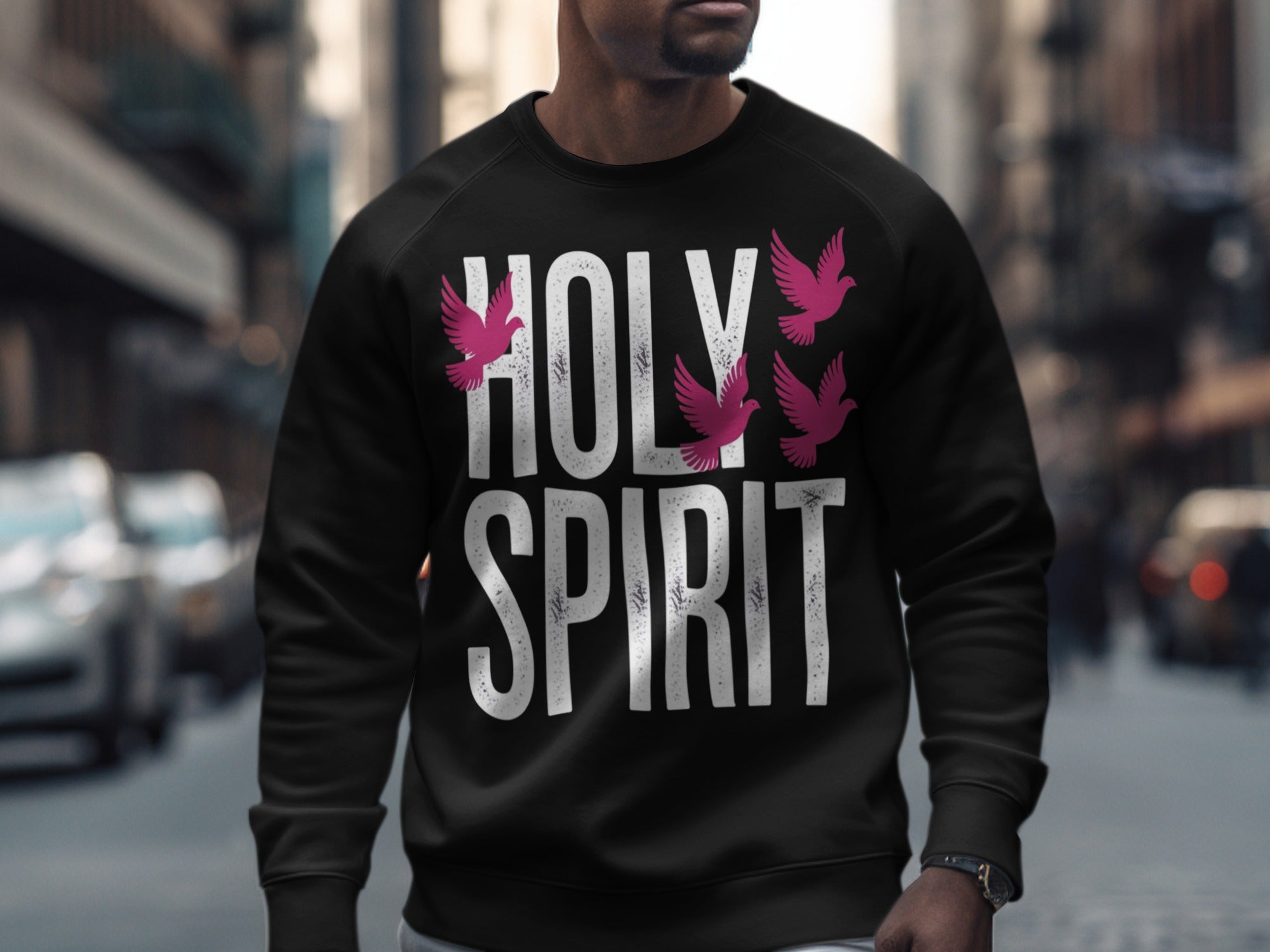 Holy Spirit Bold Graphic Sweatshirt for Men