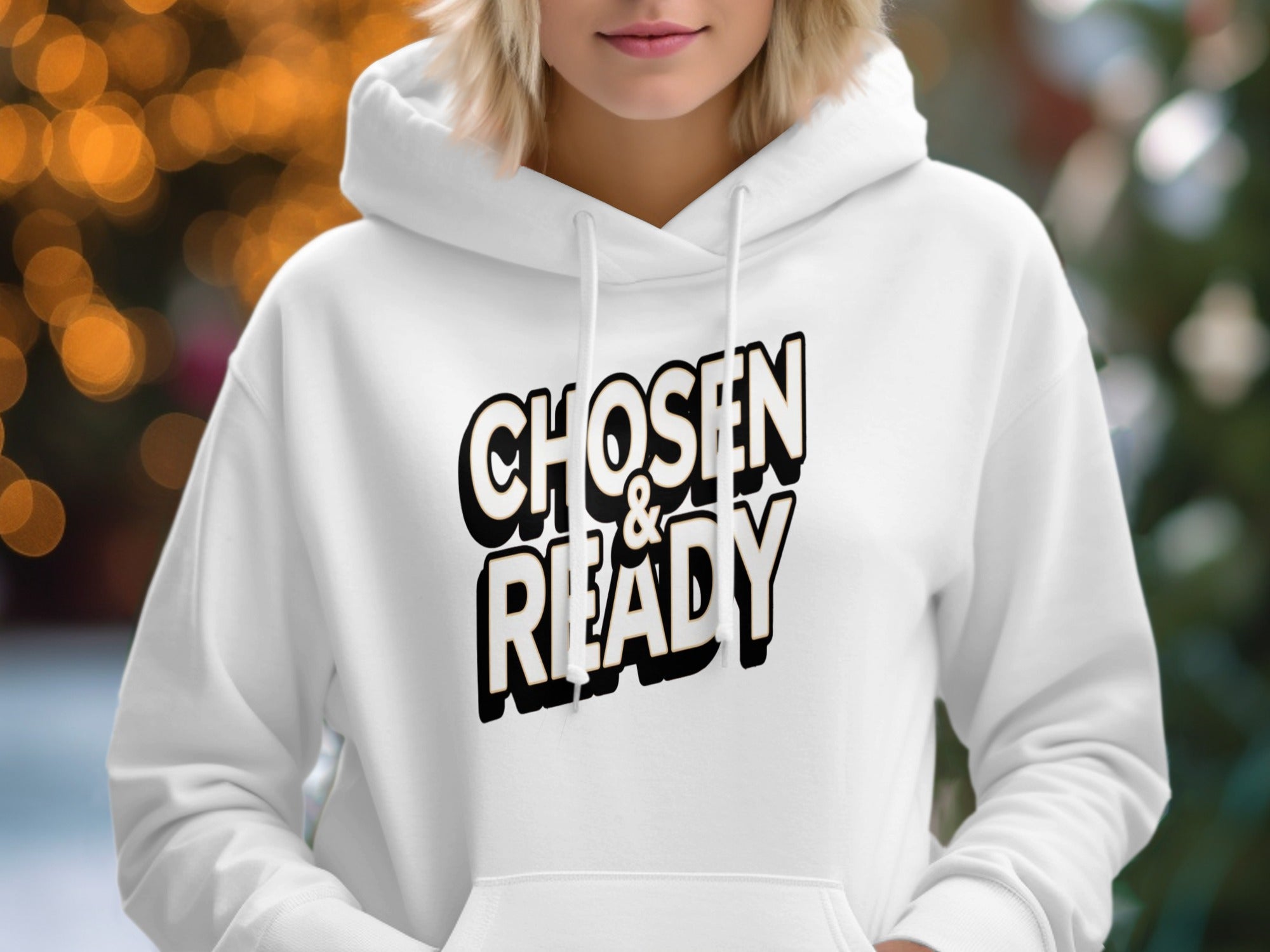 Chosen and Ready Design Hoodie for Confident Style