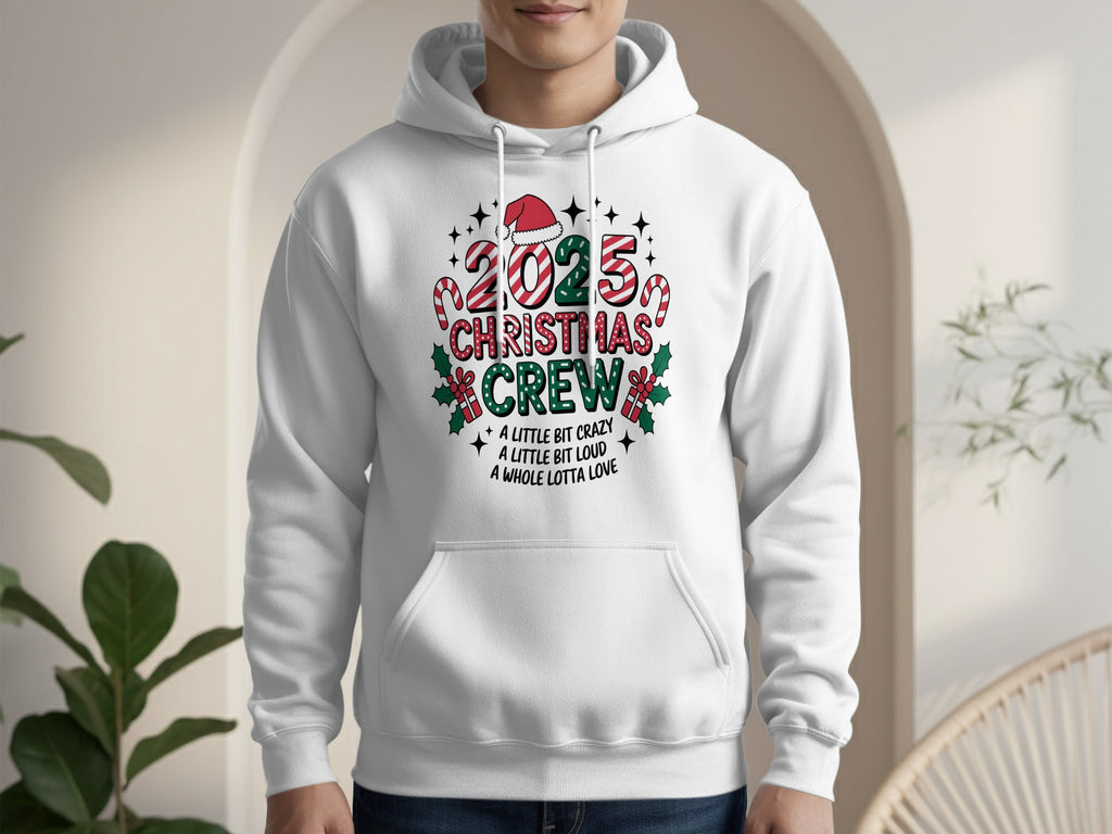 2023 Christmas Crew Hoodie Festive Holiday Wear