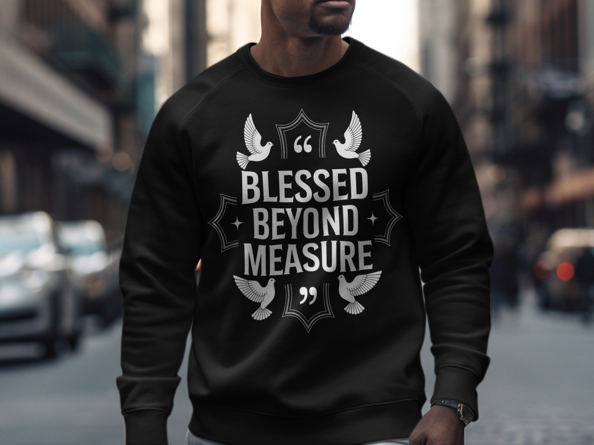 Blessed Beyond Measure Inspirational Apparel Item