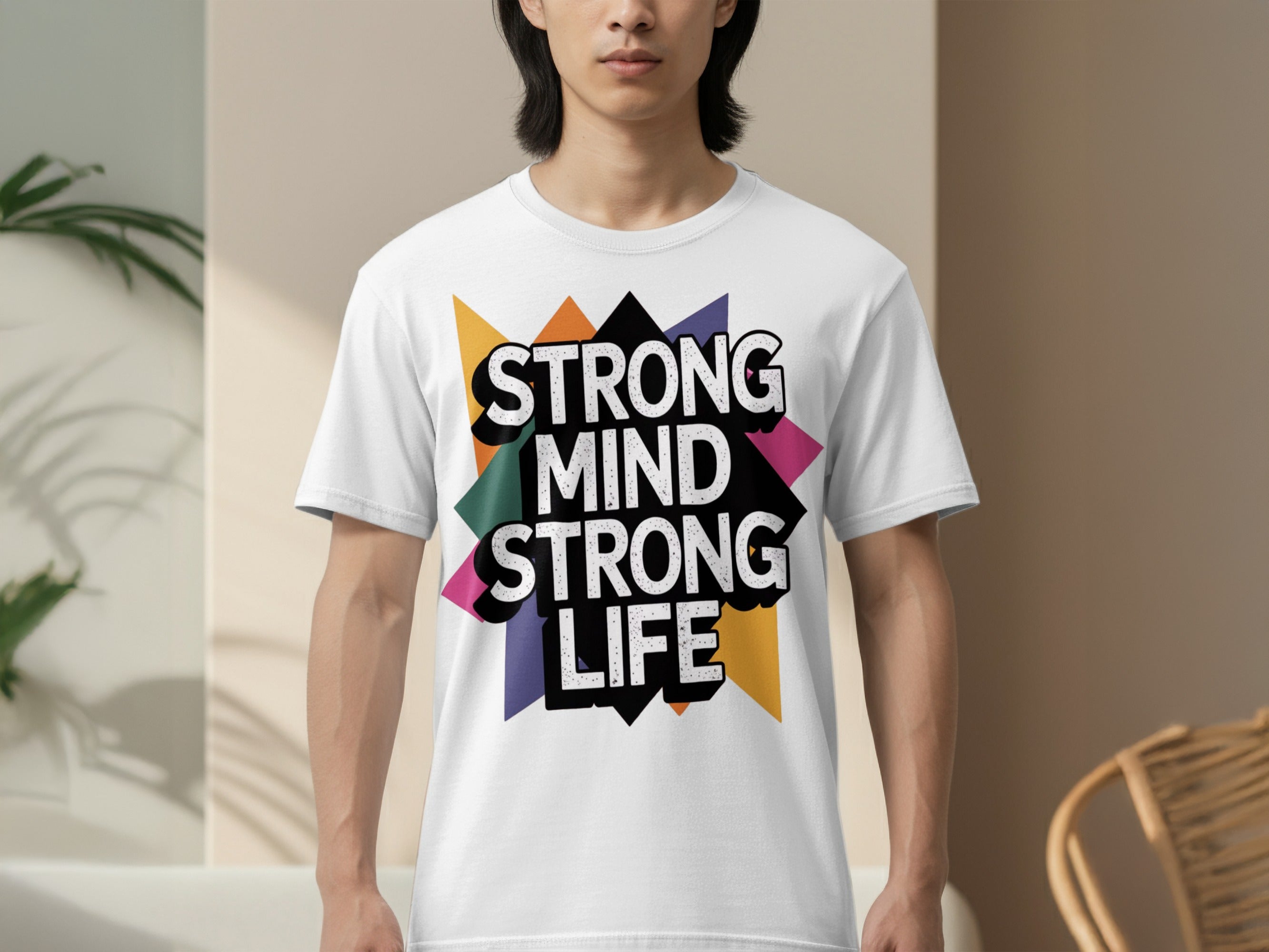 Strong Mind Strong Life Graphic T-shirt
