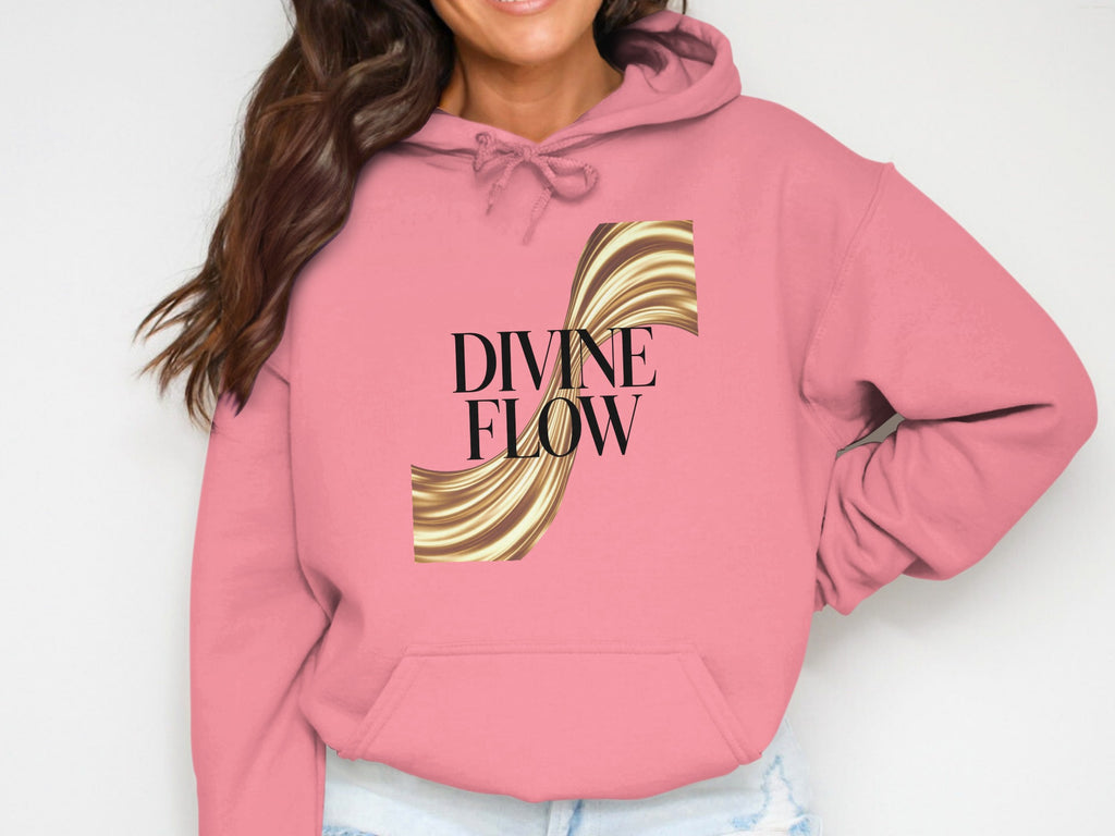 Divine Flow Graphic Hoodie for Casual Wear