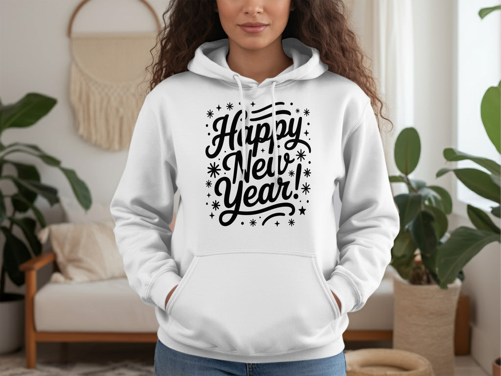 Happy New Year Graphic Pullover Hoodie Product