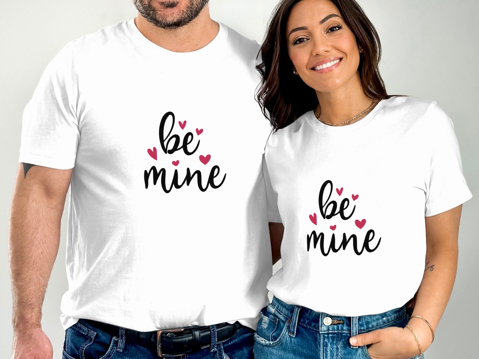 Be Mine Valentine's Day Matching Shirt Set
