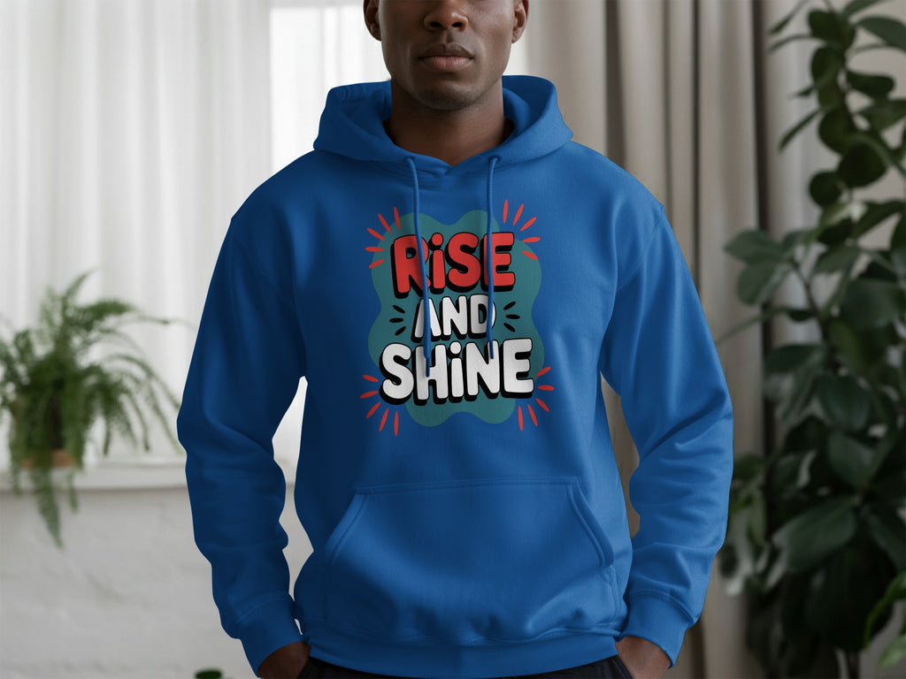 Rise and Shine Graphic Hoodie for Casual Wear