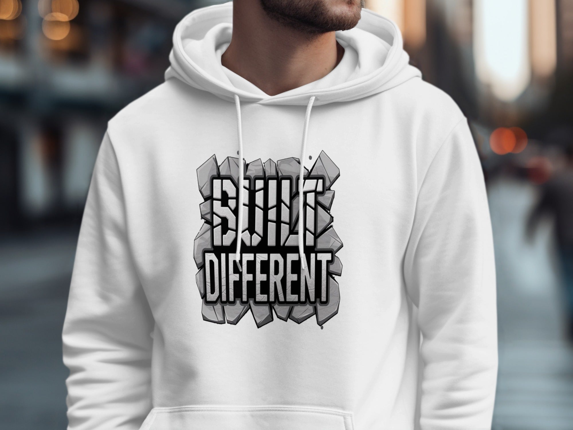 Suit Different Graphic Hoodie Product