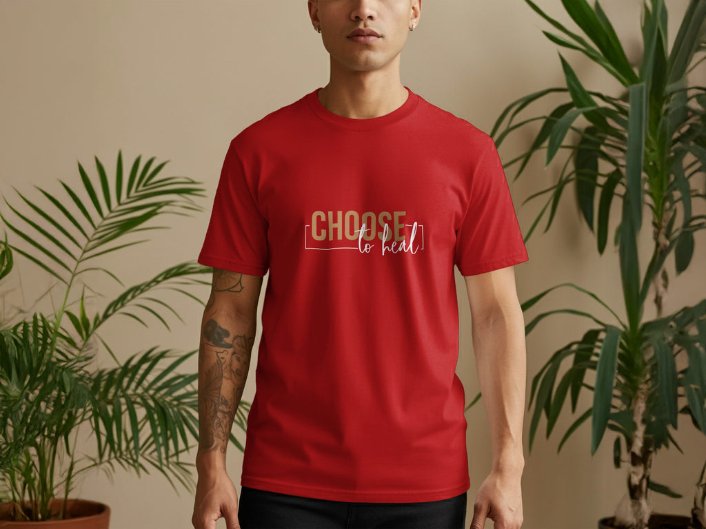 Choose to Heal Motivational Graphic Tee