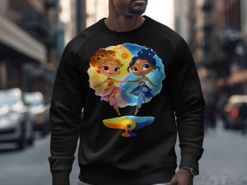 Celestial Dance Graphic Design Sweatshirt