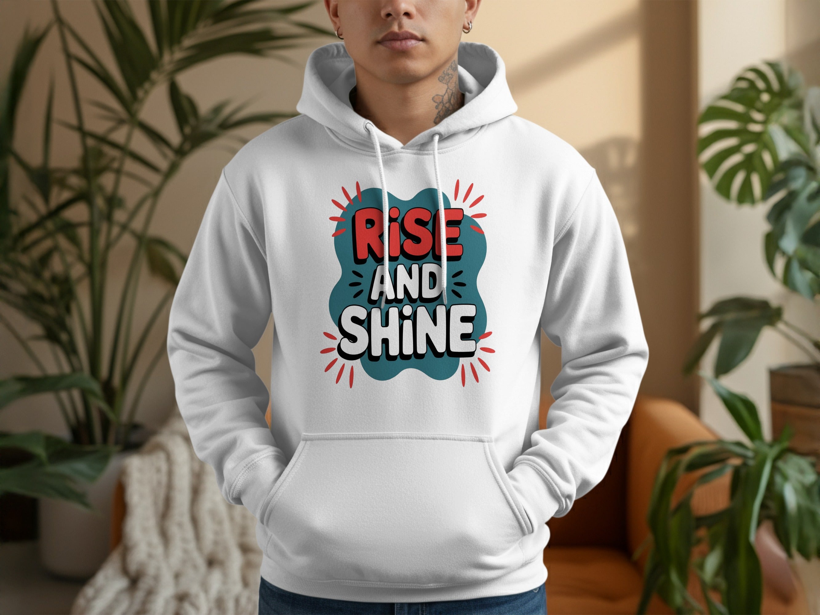 Rise and Shine Motivational Hoodie Product