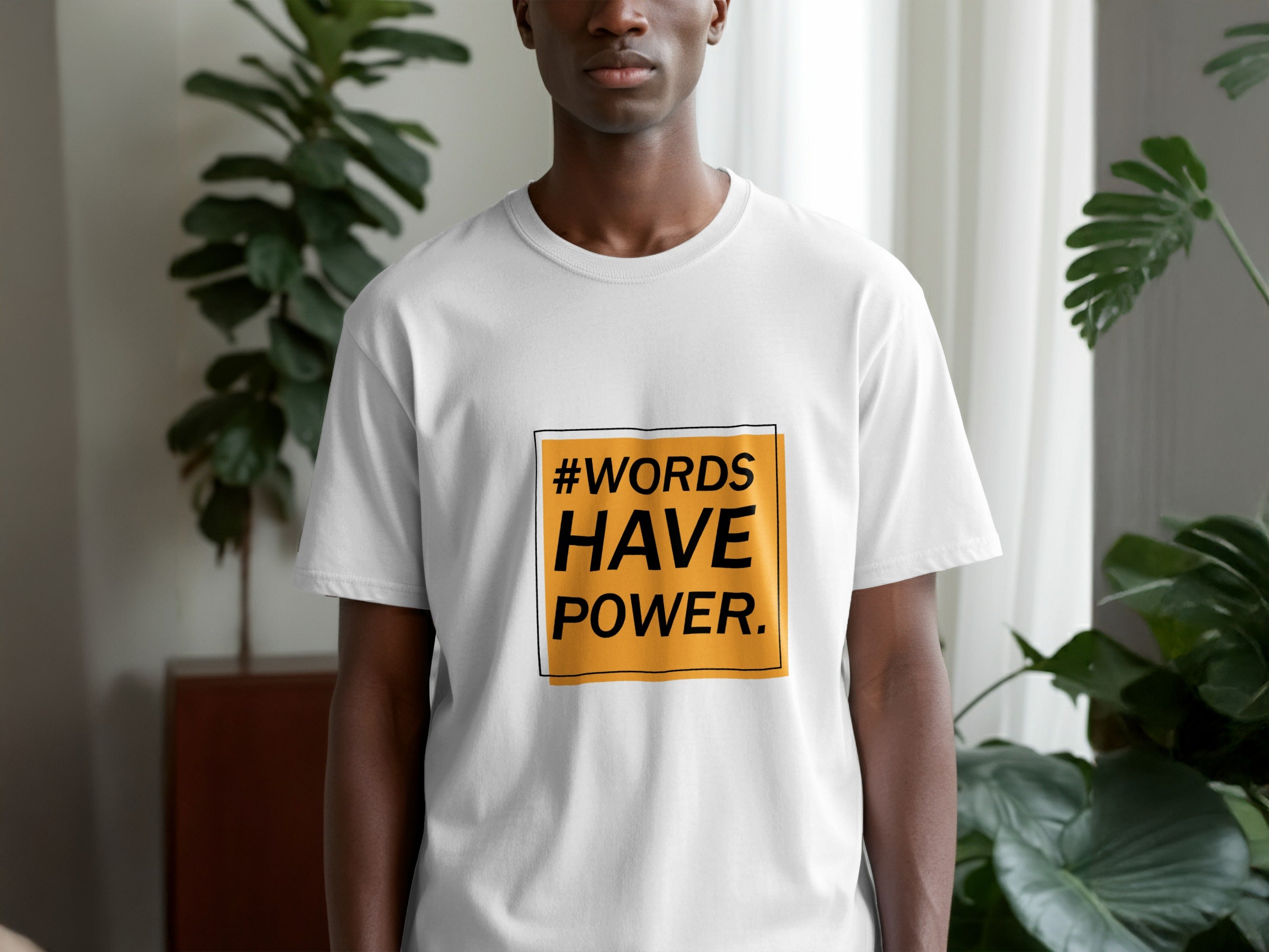 #Words Have Power Graphic T-shirt