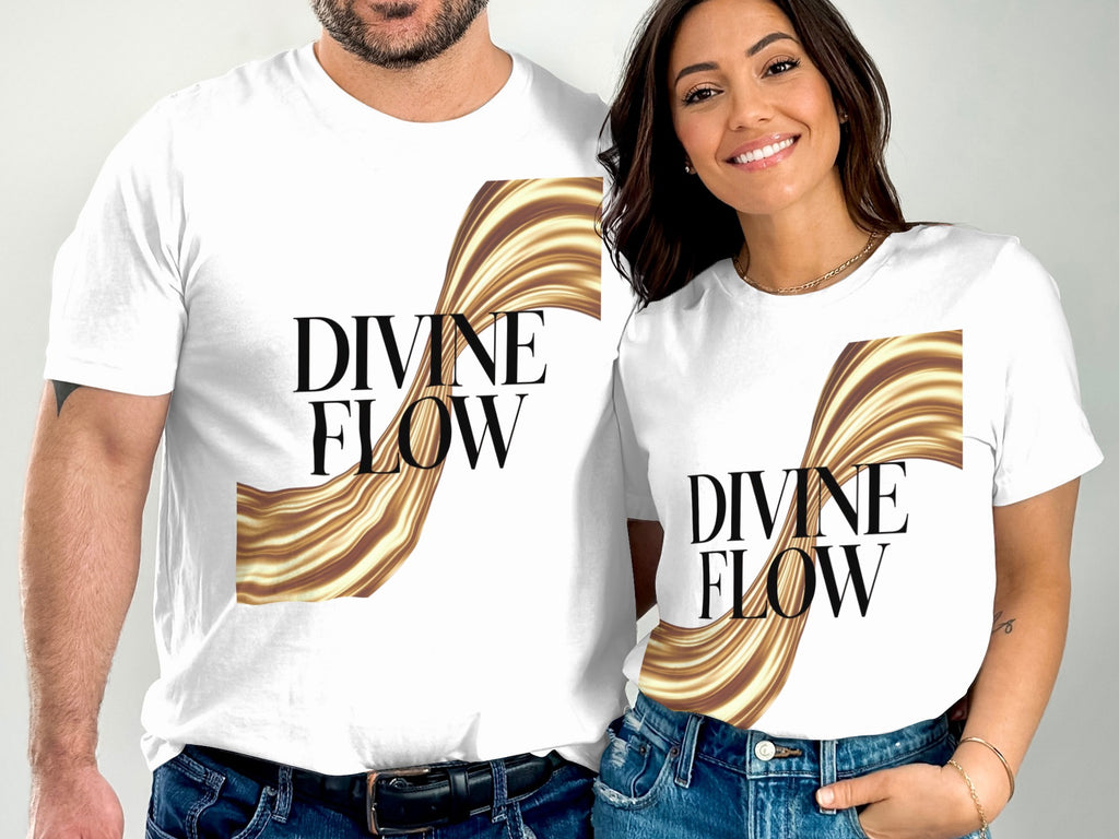 Divine Flow Graphic Design on Casual Wear Product