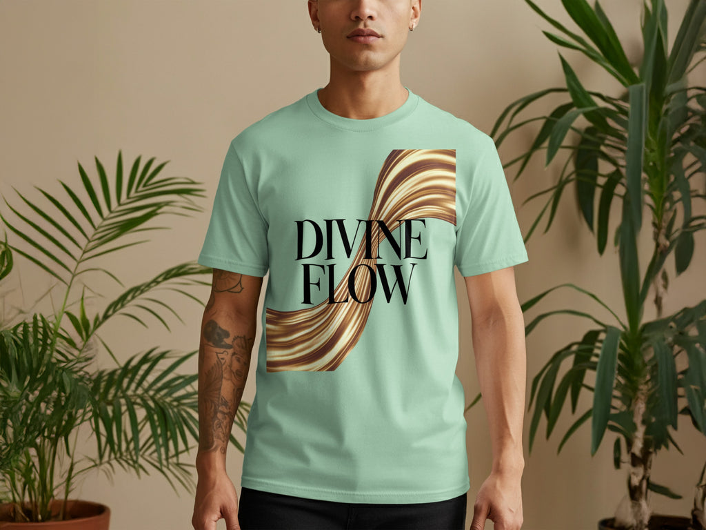 Divine Flow Graphic T-Shirt for Modern Style
