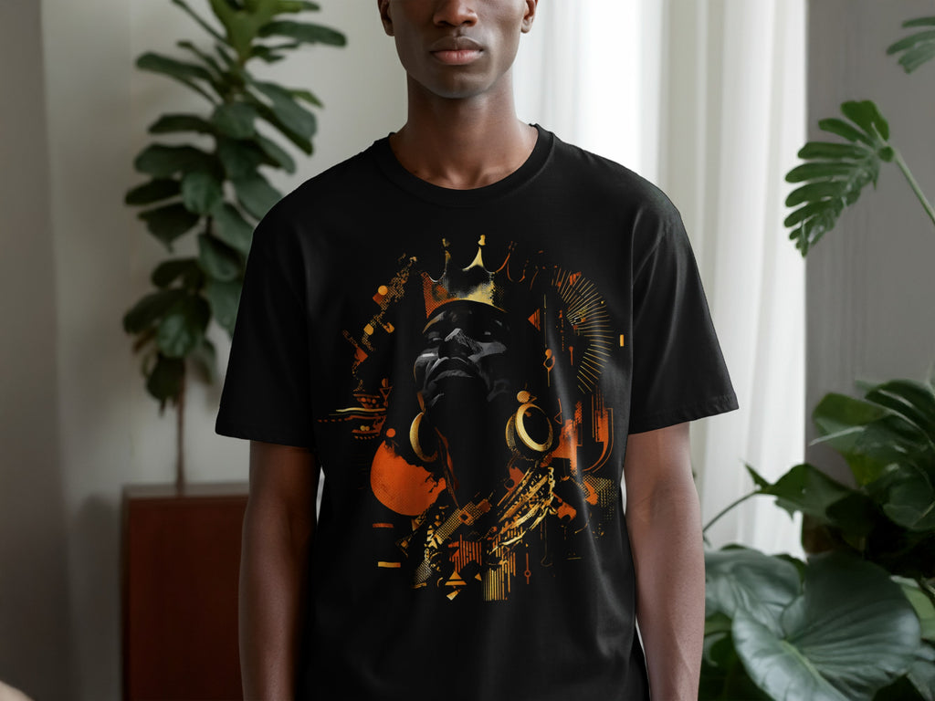 Stylish graphic prince crown t-shirt for unique look