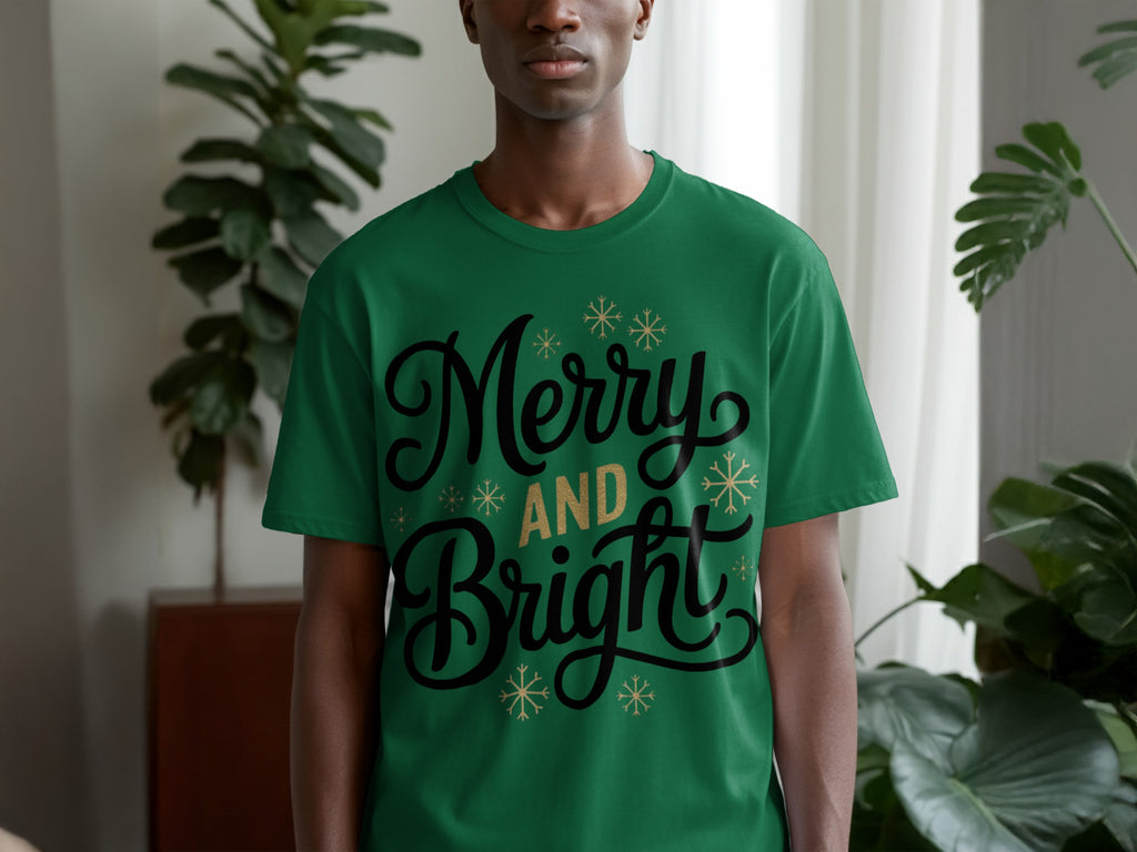 Merry and Bright Festive Snowflake Themed Product