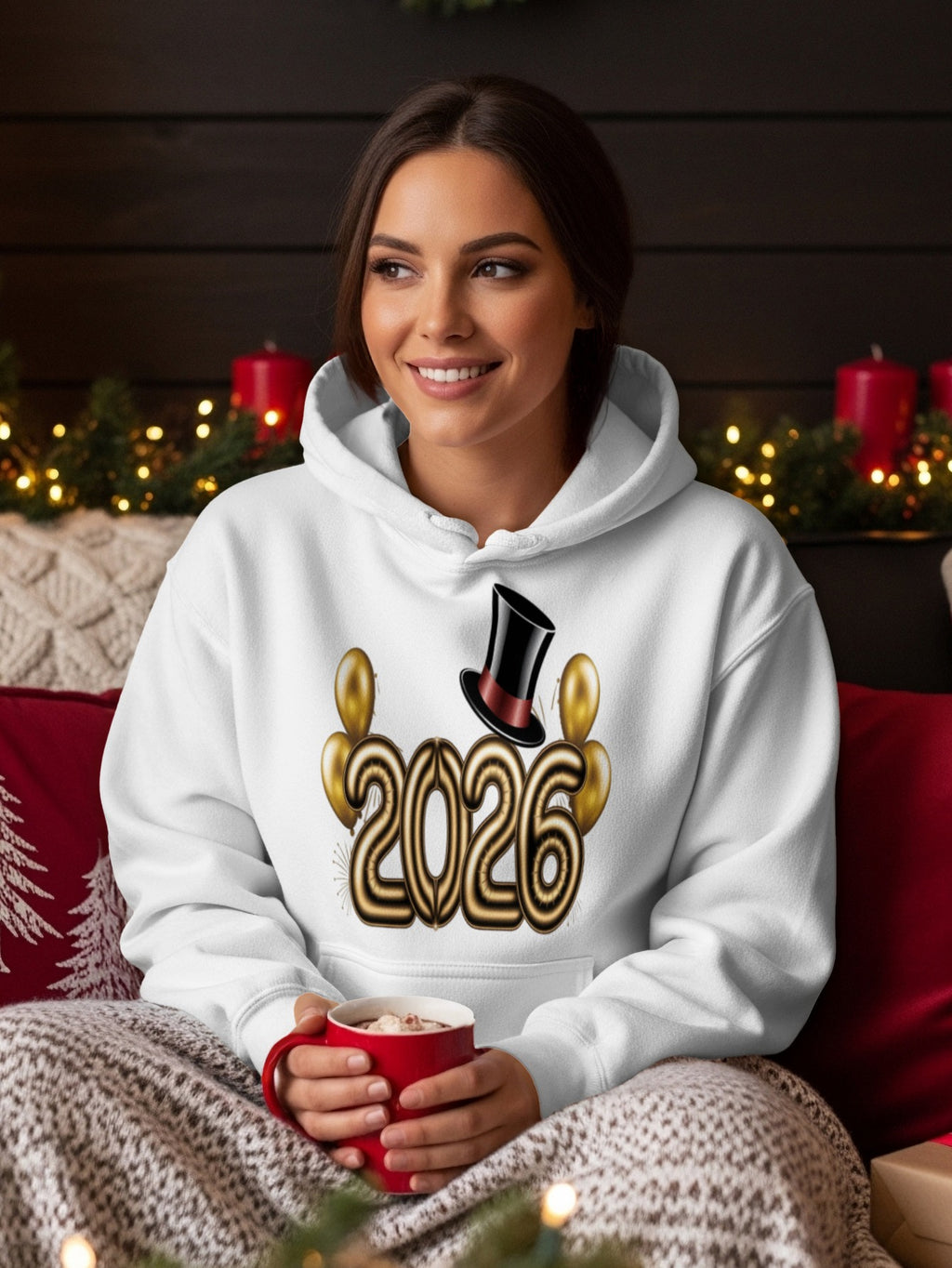 Celebrate New Year's Eve 2026 with Festive Hoodie