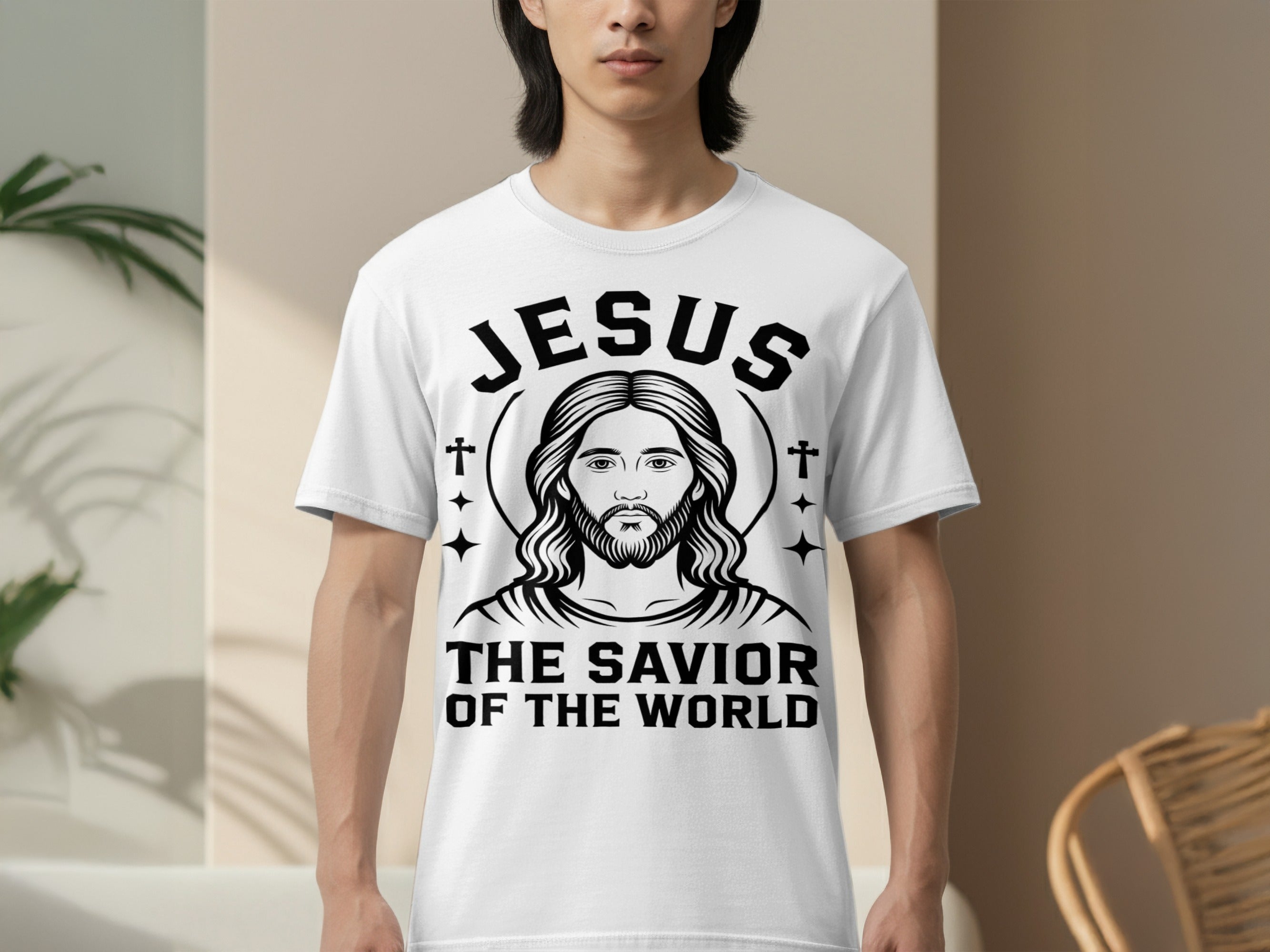 JESUS THE SAVIOR OF THE WORLD Graphic T-Shirt