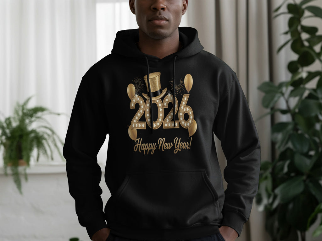 2024 Happy New Year Hoodie Celebration Apparel