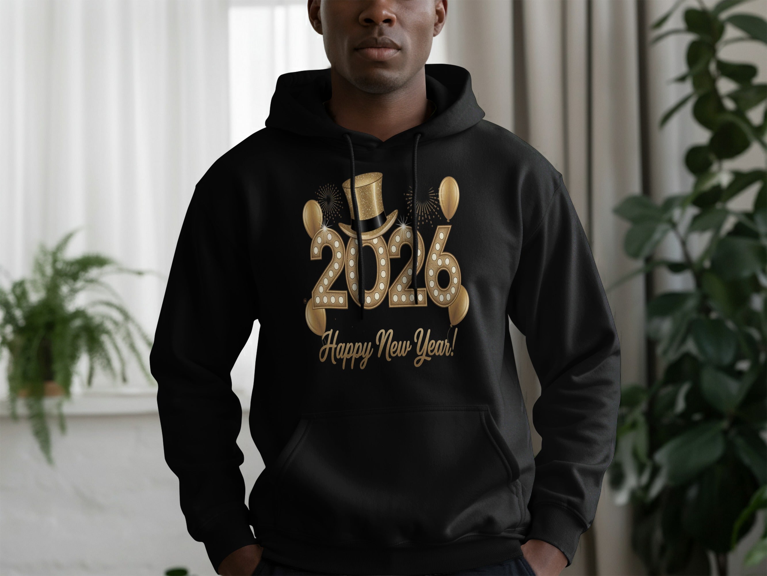 2024 Happy New Year Hoodie Celebration Apparel