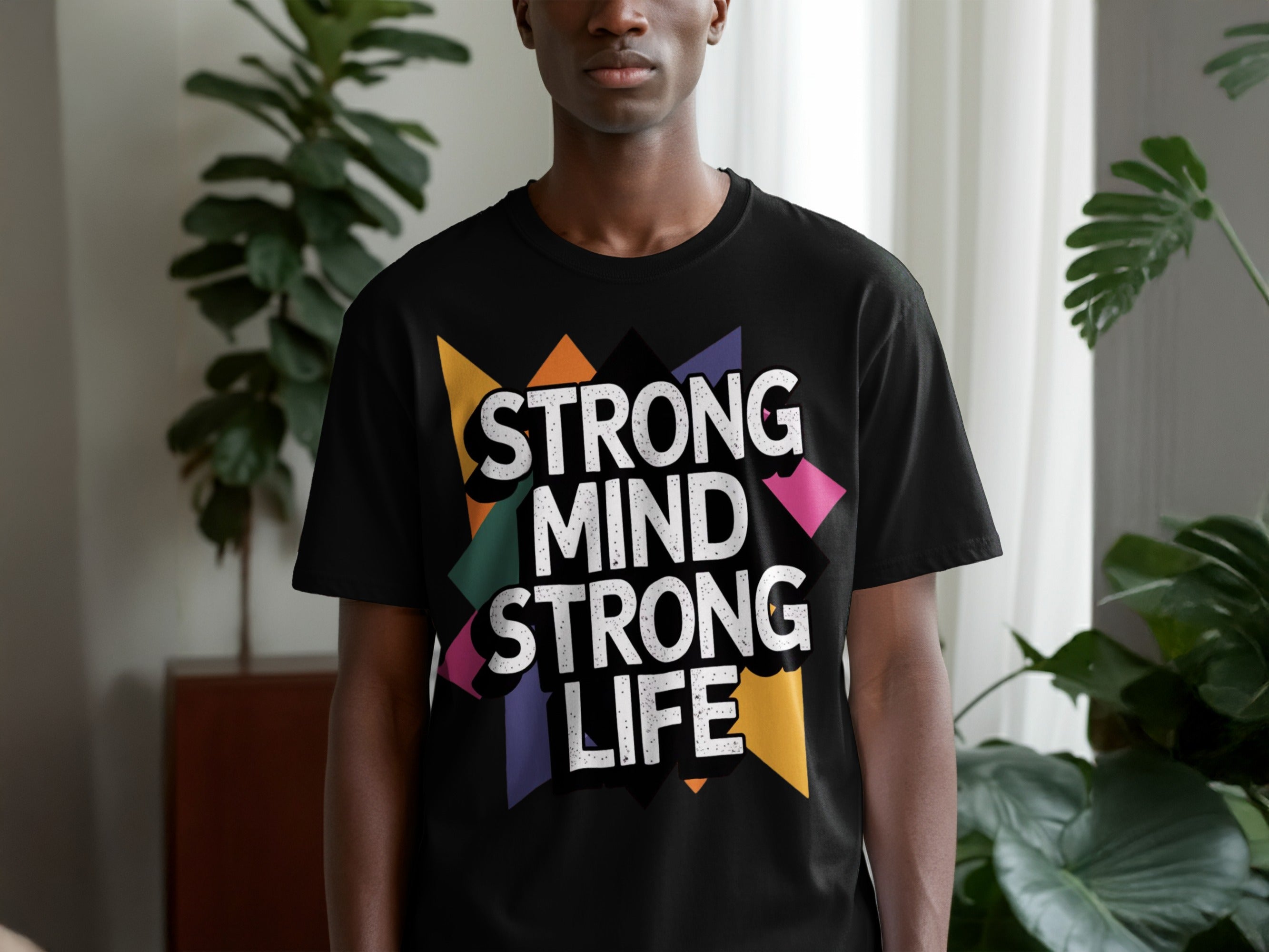 Strong Mind Strong Life Motivational T-Shirt
