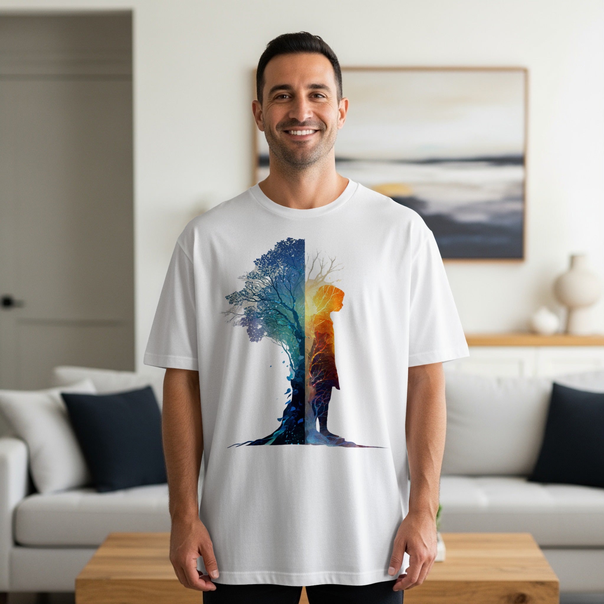 Unique Artistic Tree Silhouette T-shirt Product