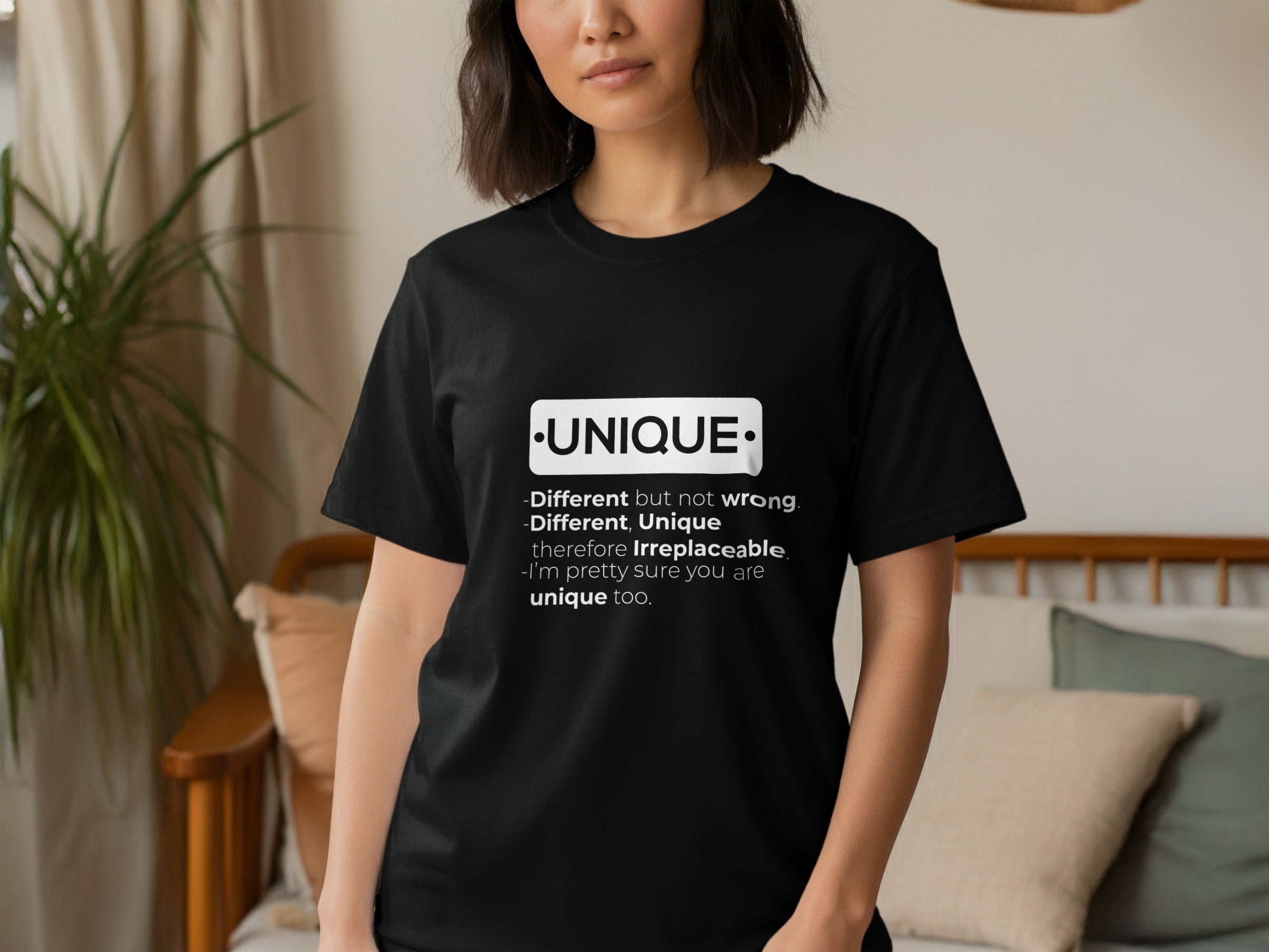 Unique Different But Not Wrong Quote T-Shirt
