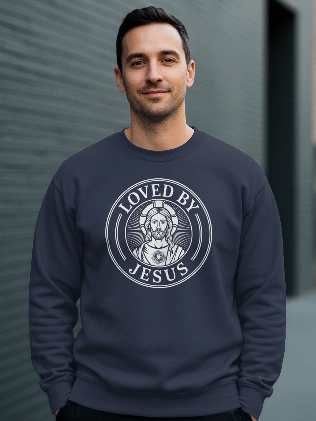 Loved By Jesus Graphic Sweatshirt Product