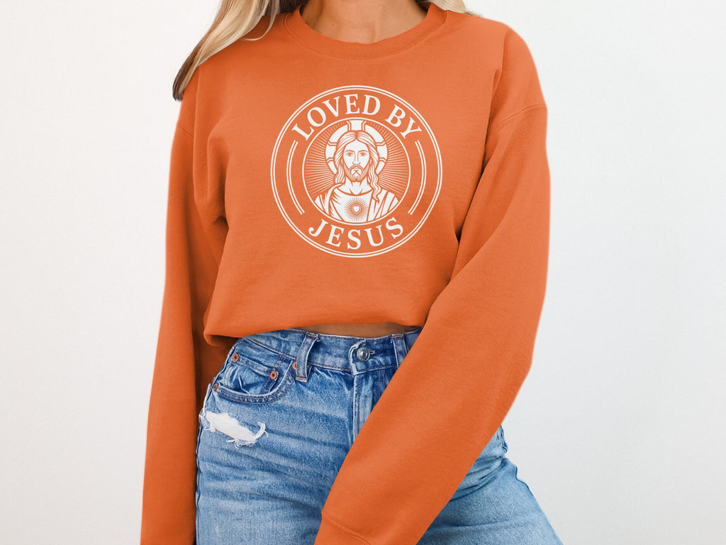 Loved By Jesus Graphic Sweatshirt Product