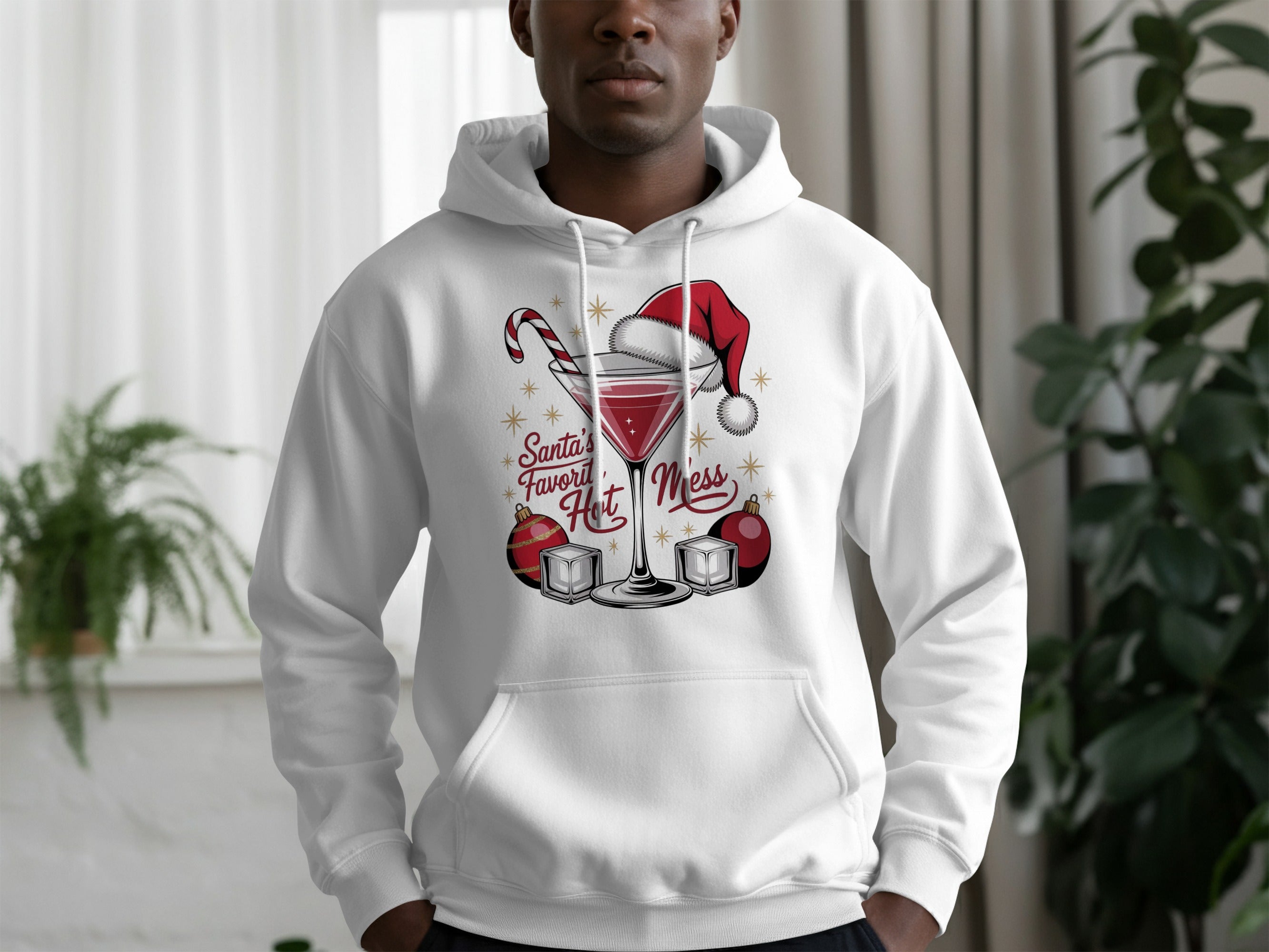 Santa's Favorite Hot Mess Holiday Season Hoodie