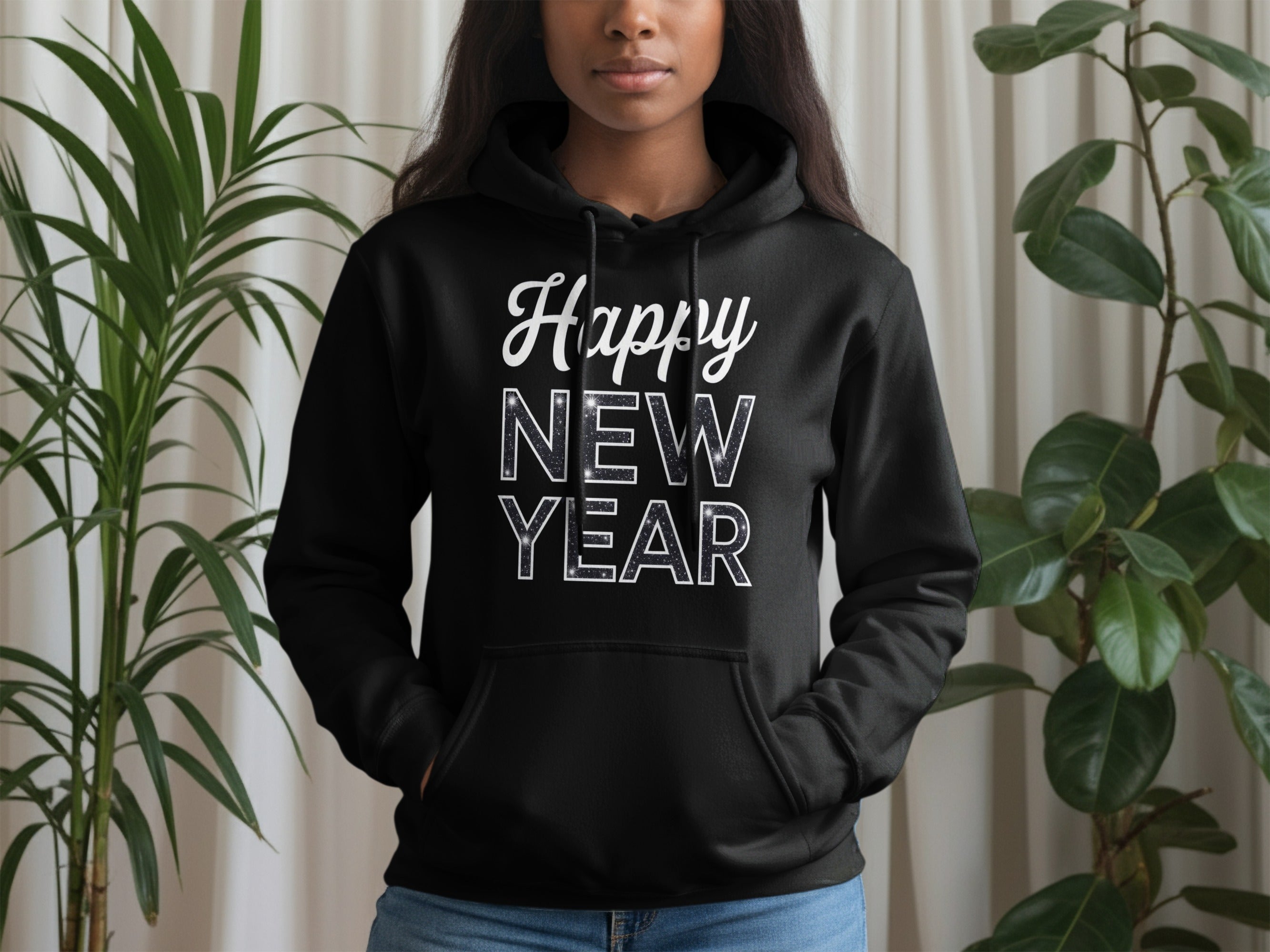 Happy New Year Hoodie New Year Celebration Apparel