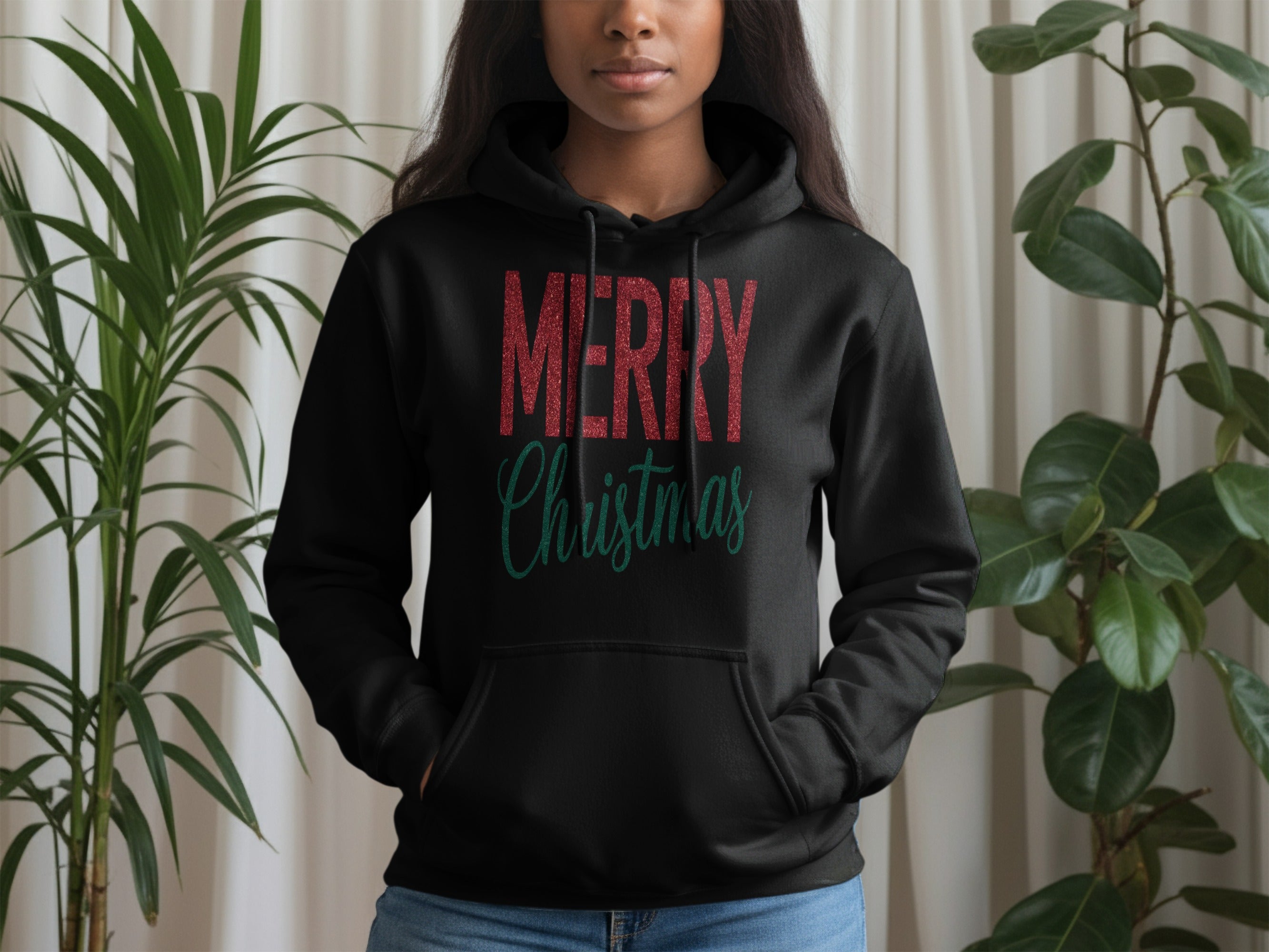 Merry Christmas Black Hoodie Makes Perfect Holiday Gift