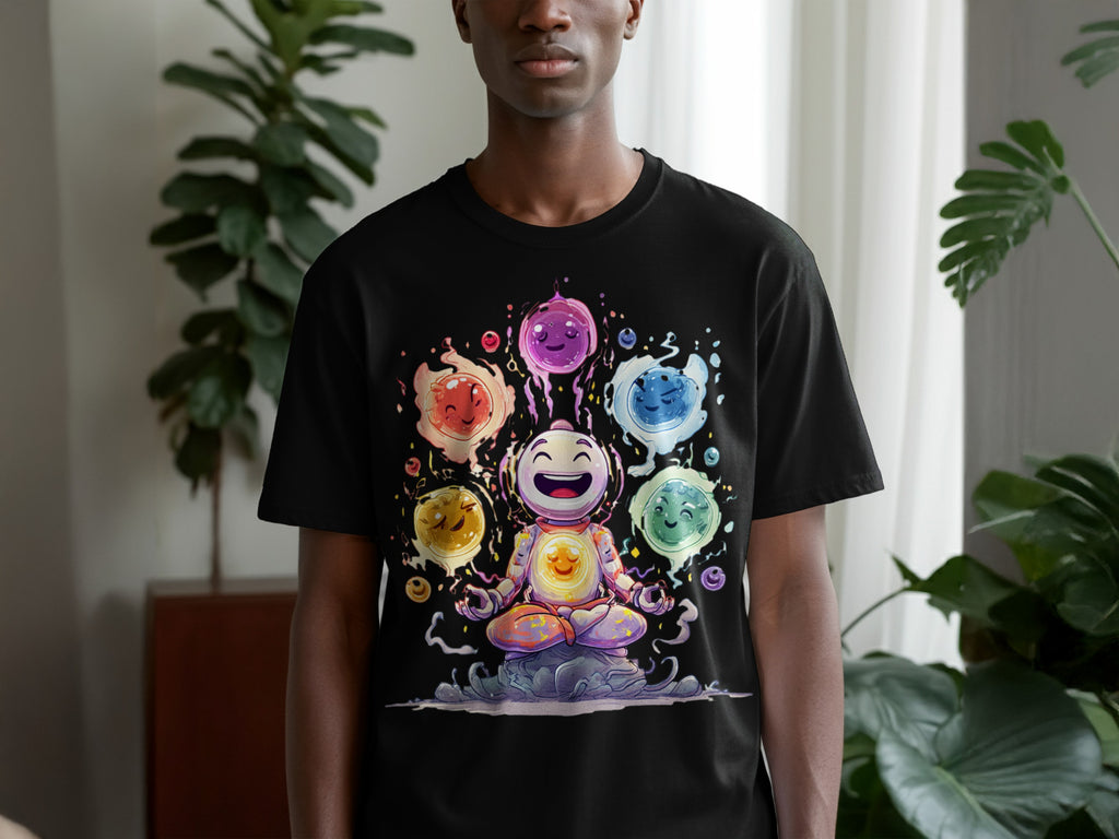 Vibrant Mystic Meditation Graphic T-Shirt Product