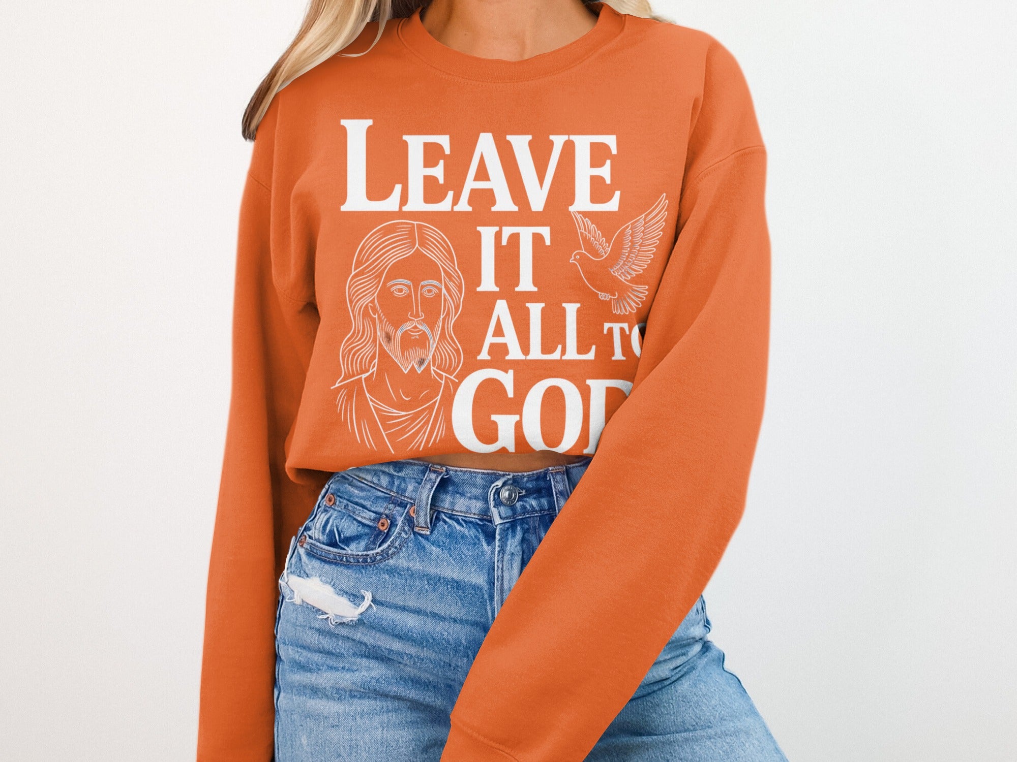 Leave It All To God Graphic Sweatshirt