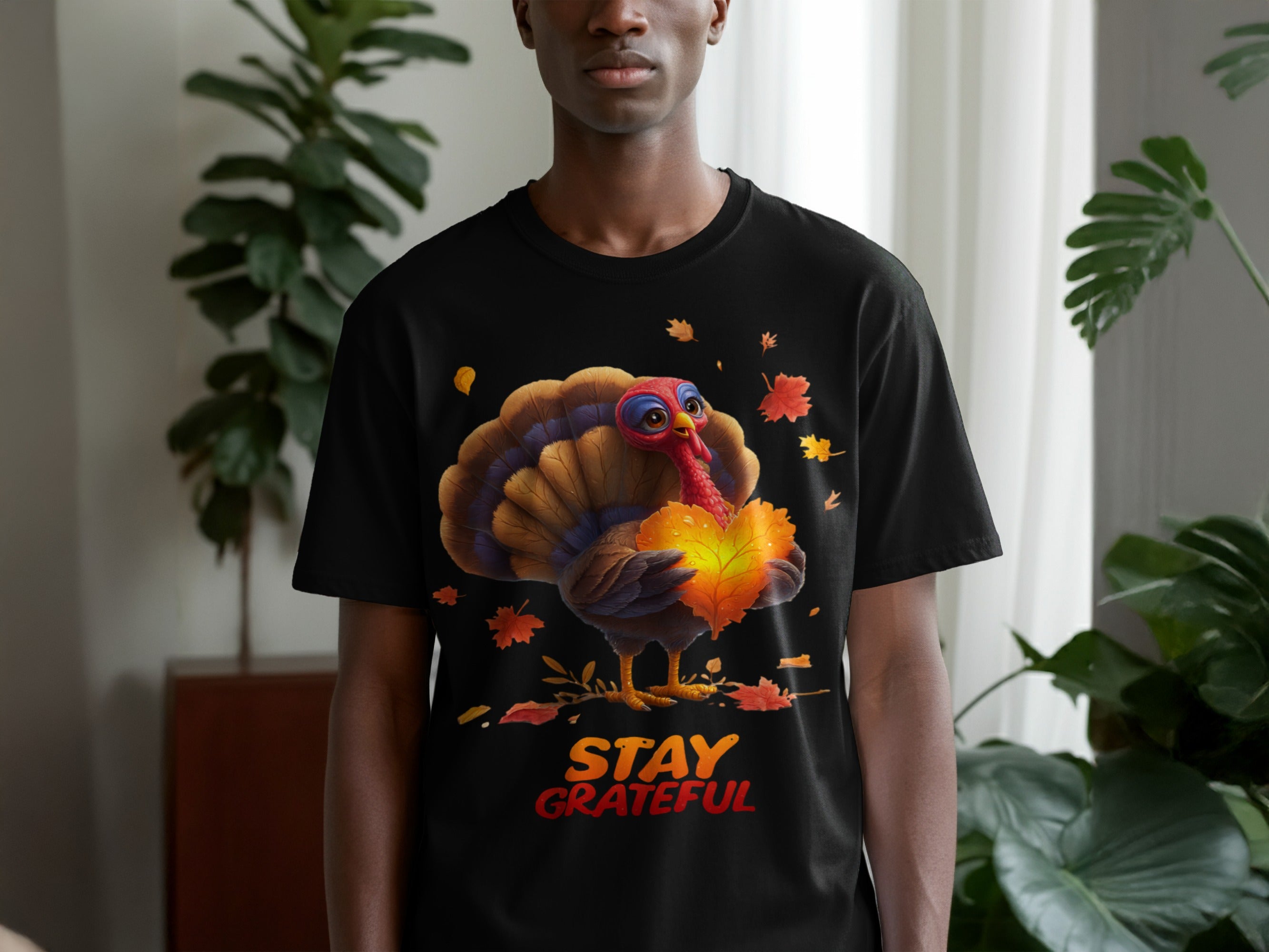 Stay Grateful Turkey Graphic Tee